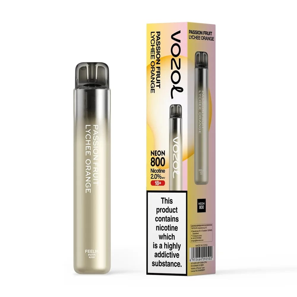 Tigara unica folosinta VOZOL Neon 800 - Passion Fruit Lychee Orange 20mg