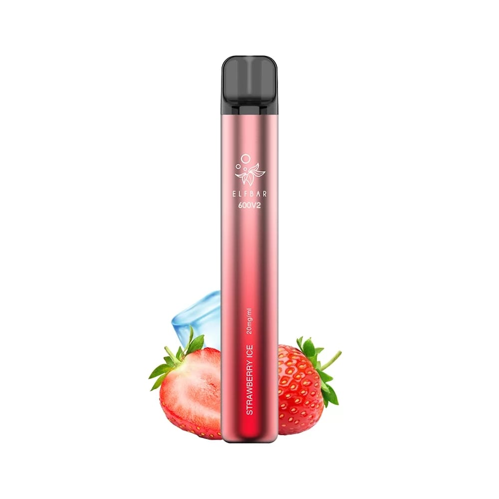 Tigara unica folosinta ELFBAR V2 600 PUFF - Strawberry Ice 20mg