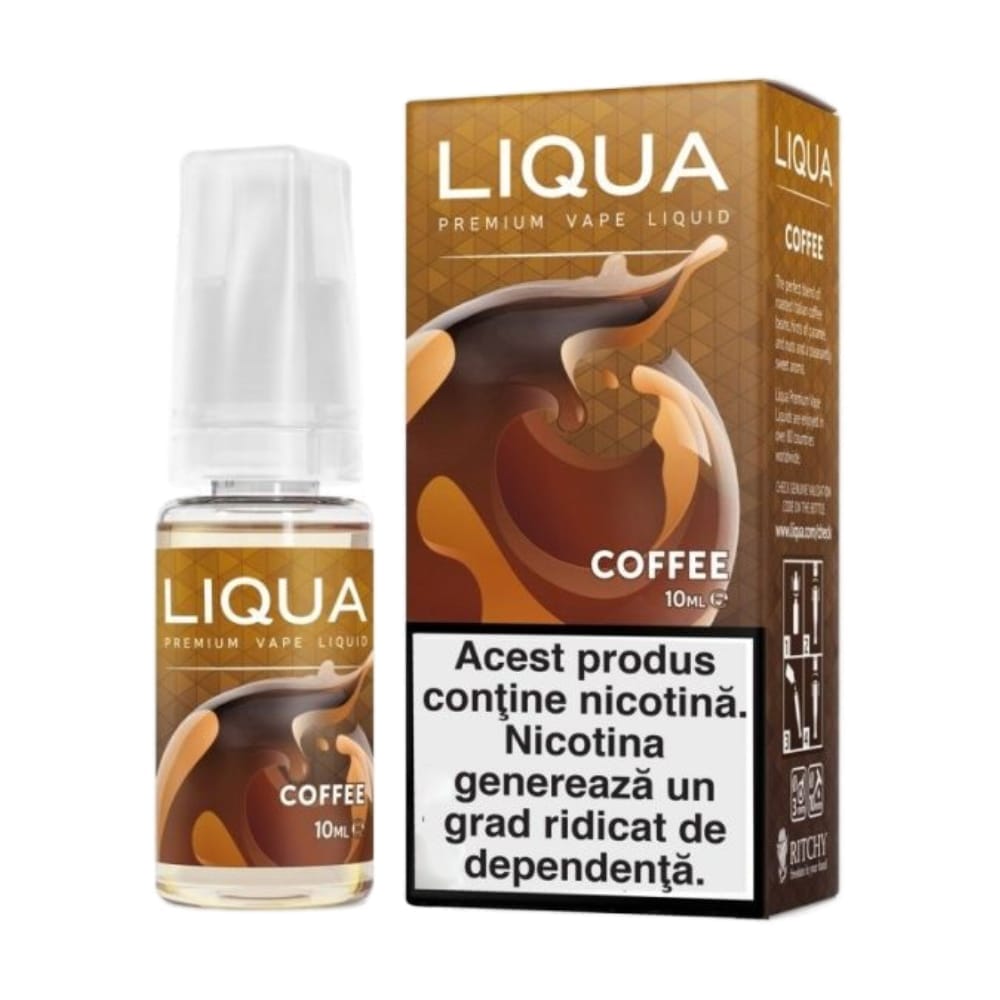 Lichid cu nicotina LIQUA Elements – Coffee – 10ml – 18mg
