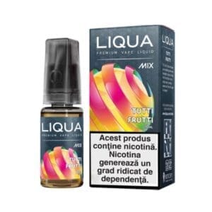Lichid cu nicotina LIQUA Elements – Tutti Frutti – 10ml – 18mg