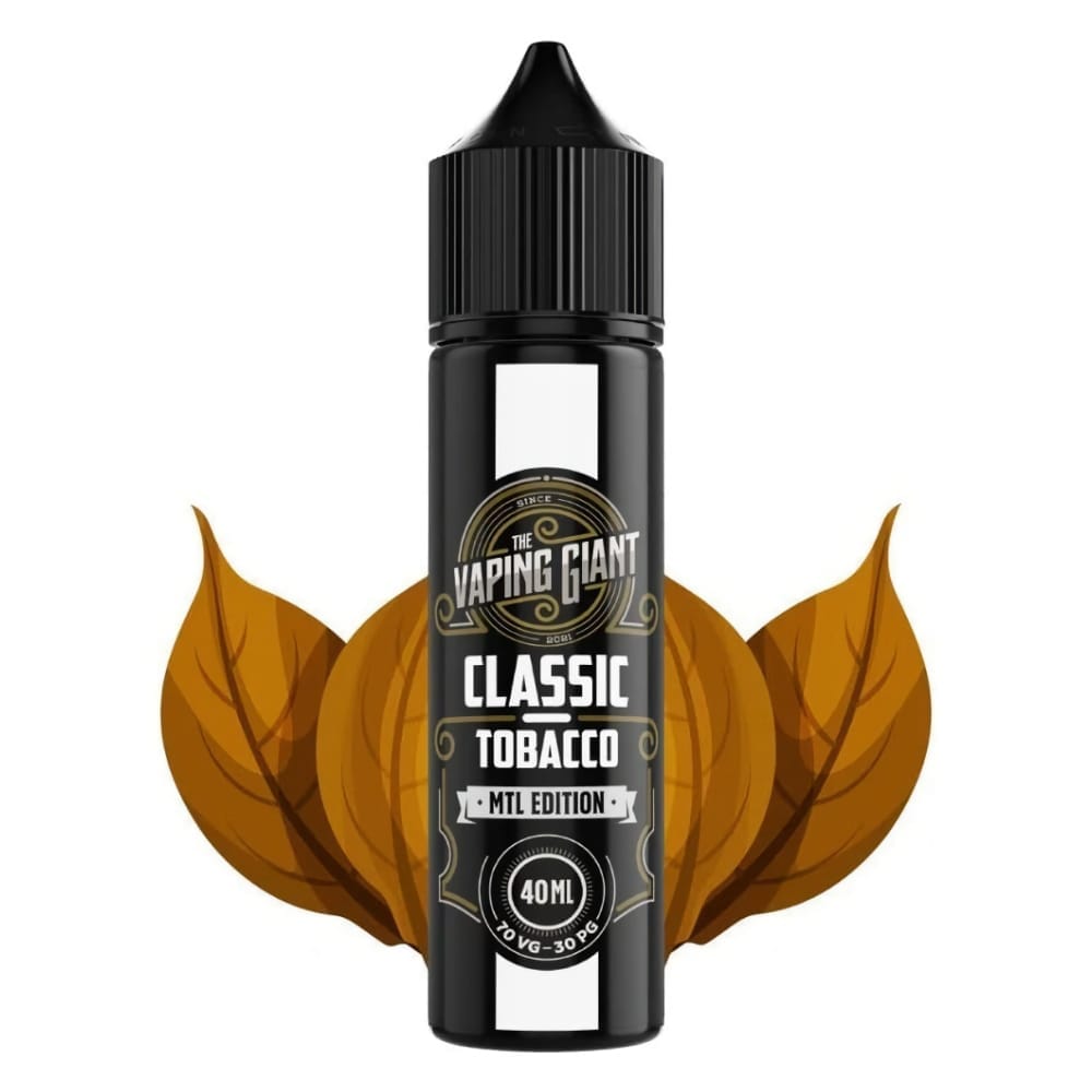 Lichid The Vaping Giant – Classic Tobacco 40ml 0mg
