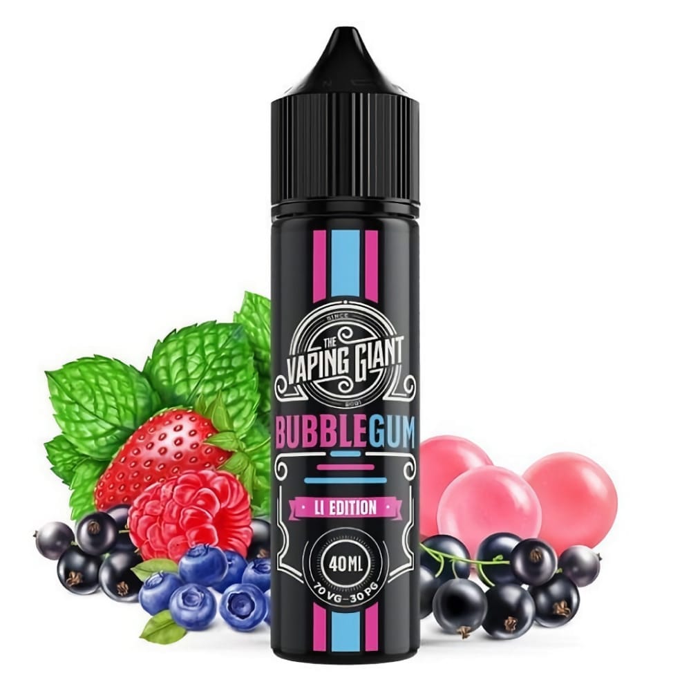 Lichid The Vaping Giant – Bubblegum 40ml 0mg