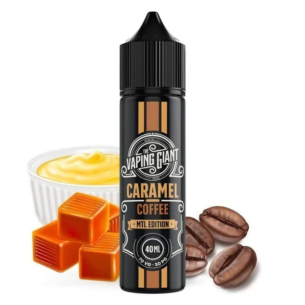 Lichid The Vaping Giant – Caramel Coffee 40ml 0mg