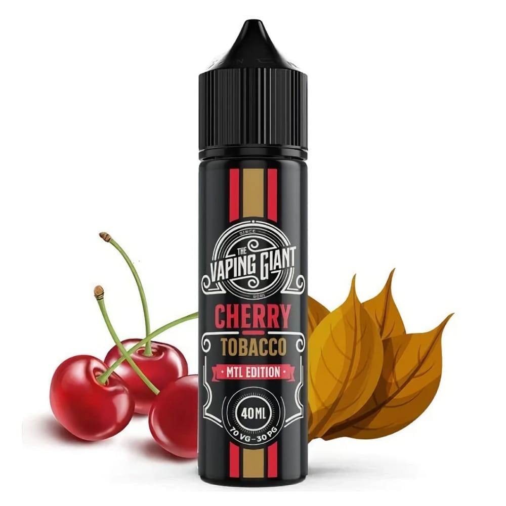 Lichid The Vaping Giant – Cherry Tobacco 40ml 0mg