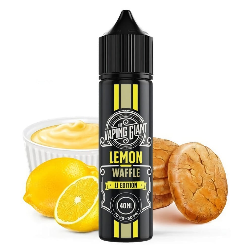Lichid The Vaping Giant – Lemon Waffle 40ml 0mg