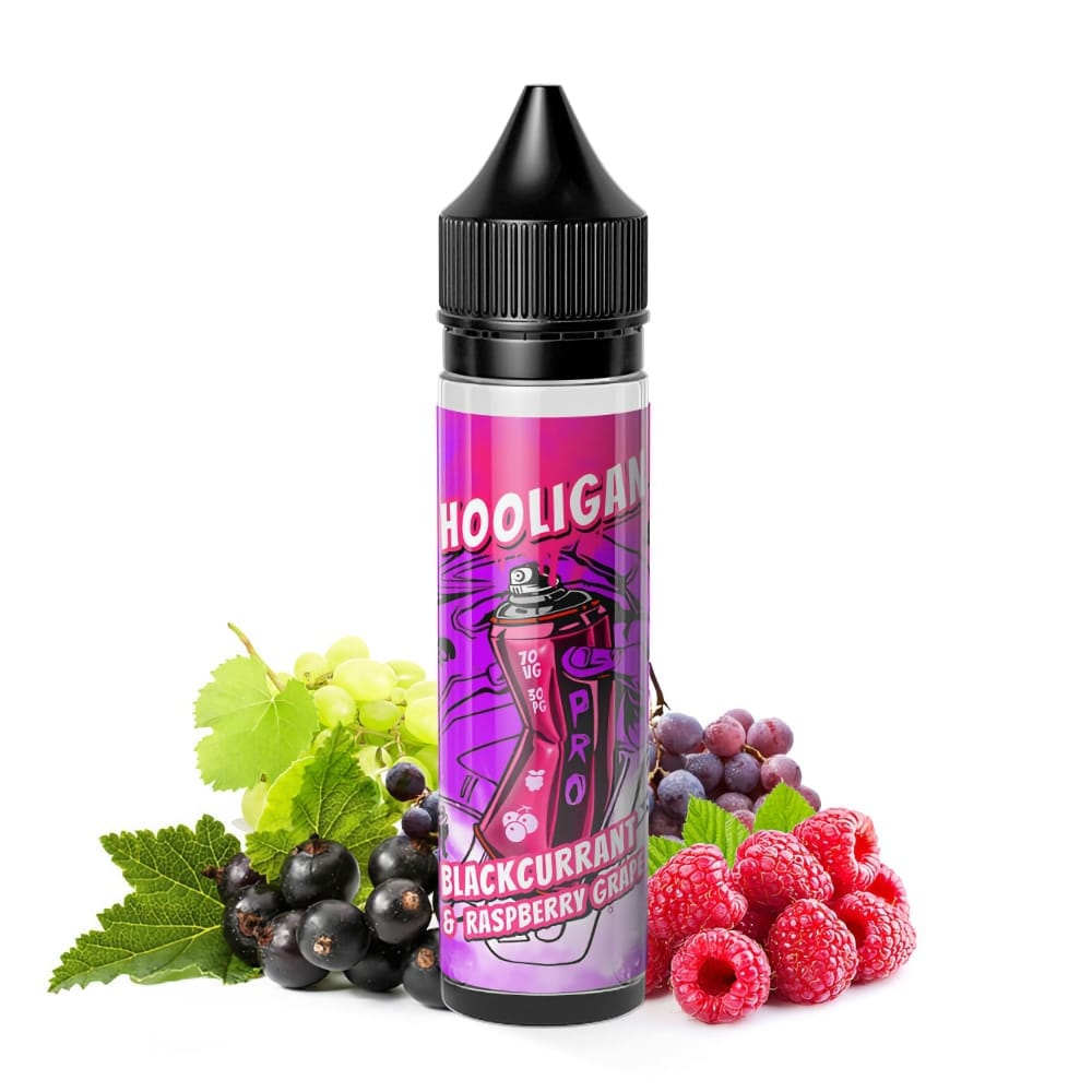 Lichid HOOLIGAN – Blackcurrant & Raspberry Grape 40ml 0mg