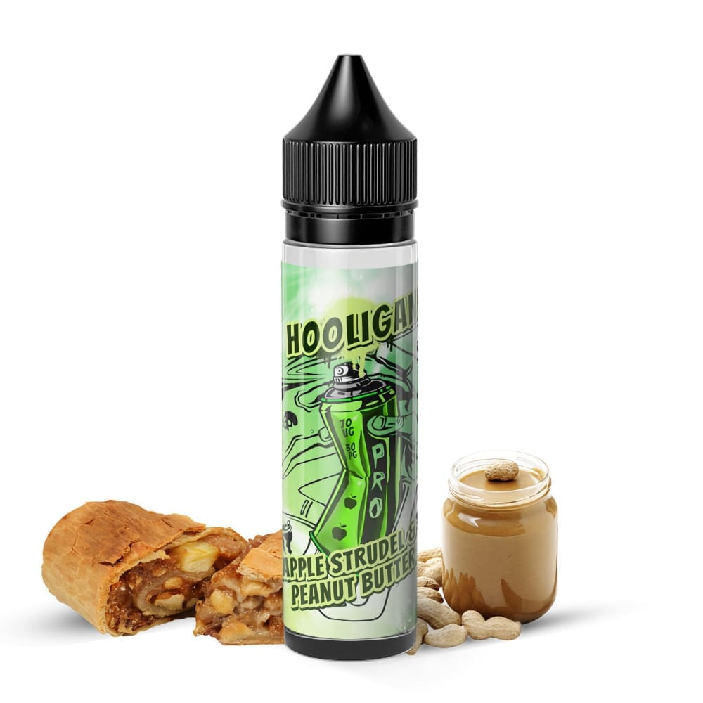 Lichid HOOLIGAN – Apple Strudel & Peanut Butter 40ml 0mg