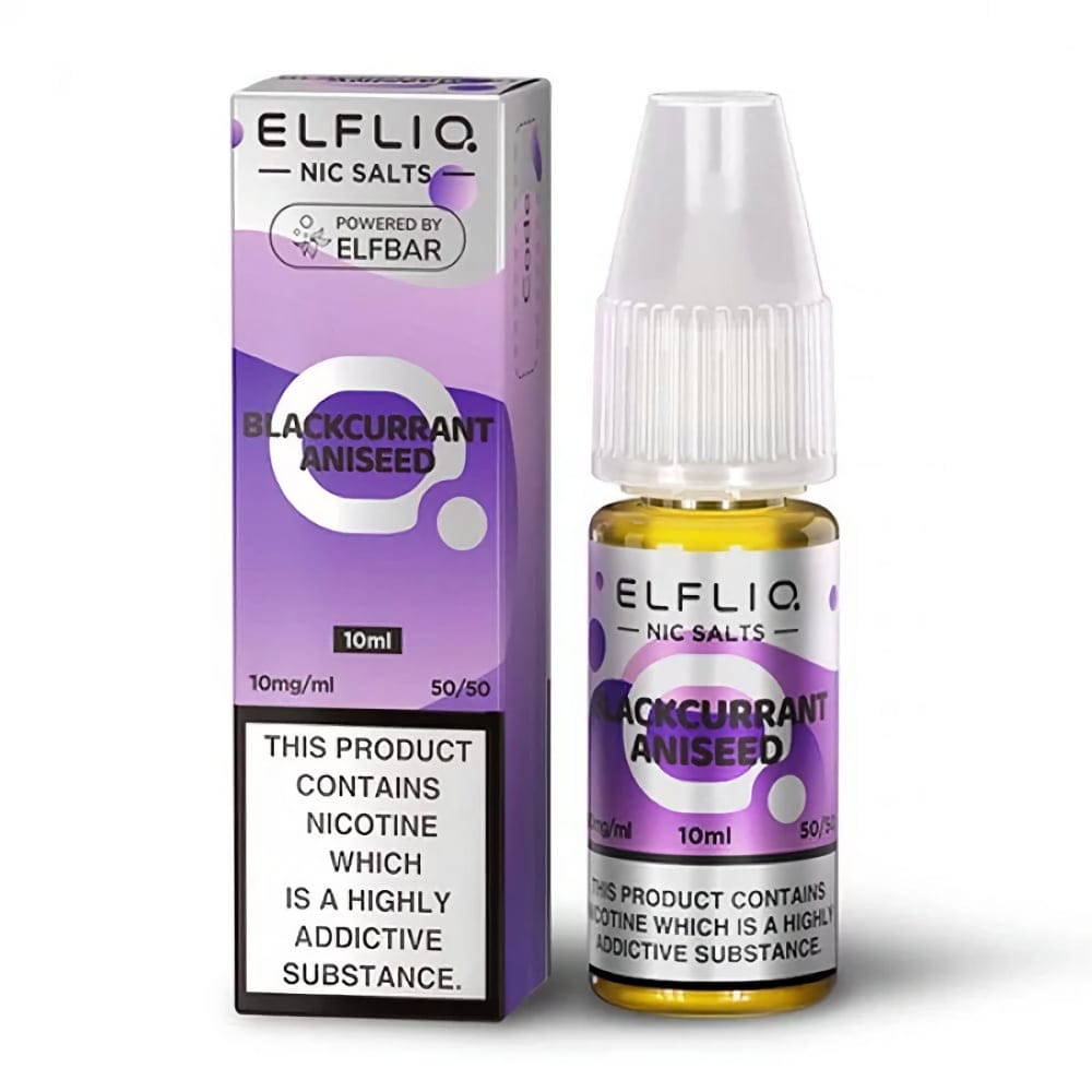 Lichid ElfBar ELFLIQ – Nic Salt - Blackcurrant Aniseed 20mg
