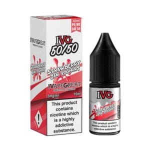 Lichid IVG SALTS – Strawberry Jam Yogurt 10ml 20mg
