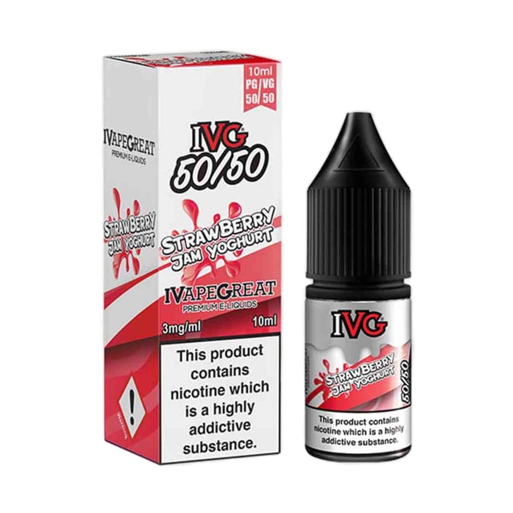 Lichid IVG SALTS – Strawberry Jam Yogurt 10ml 20mg