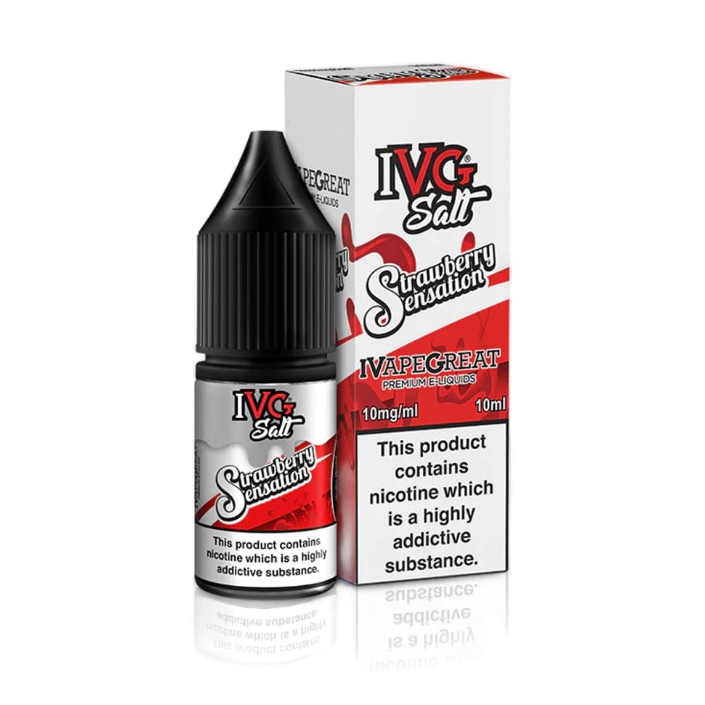 Lichid IVG SALTS – Strawberry Sensation 10ml 20mg