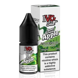 Lichid IVG SALTS – Sour Green Apple 10ml 10mg