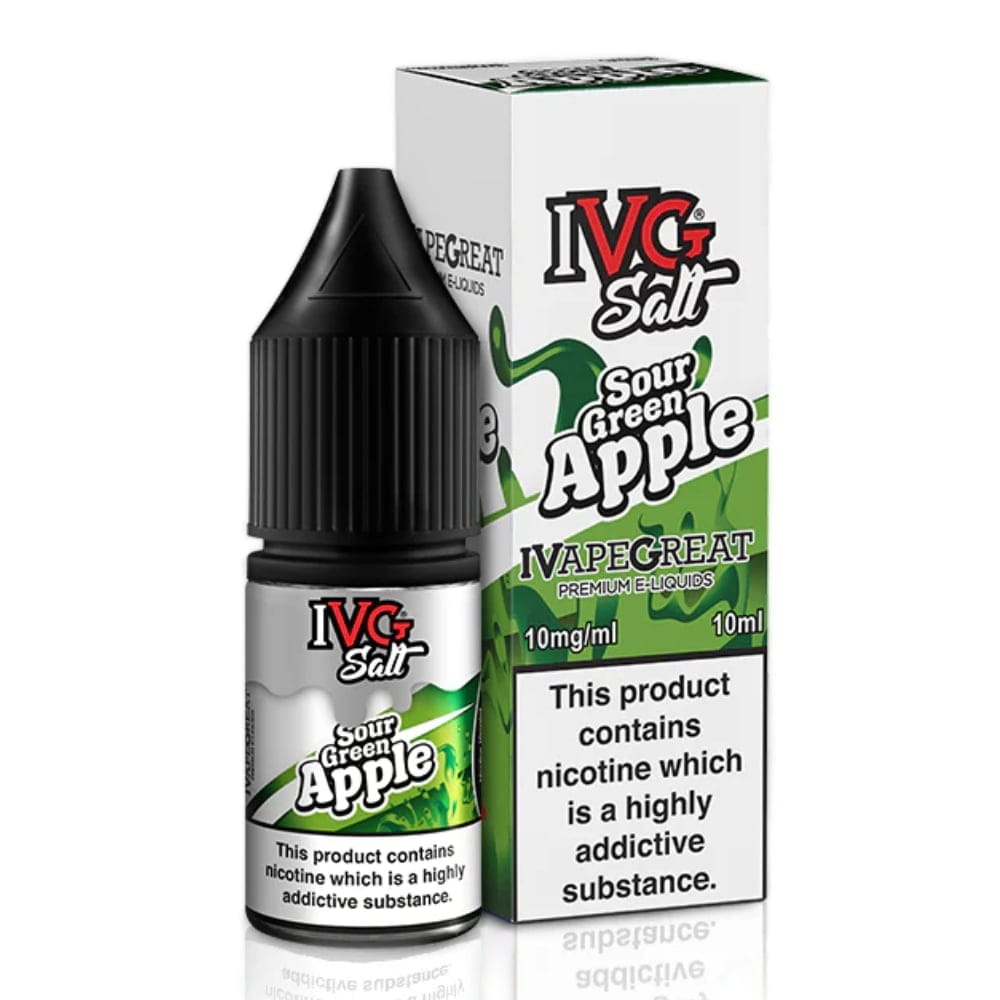 Lichid IVG SALTS – Sour Green Apple 10ml 10mg