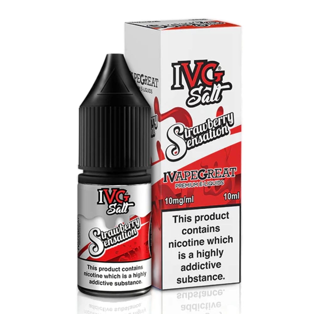 Lichid IVG SALTS – Strawberry Sensation 10ml 10mg