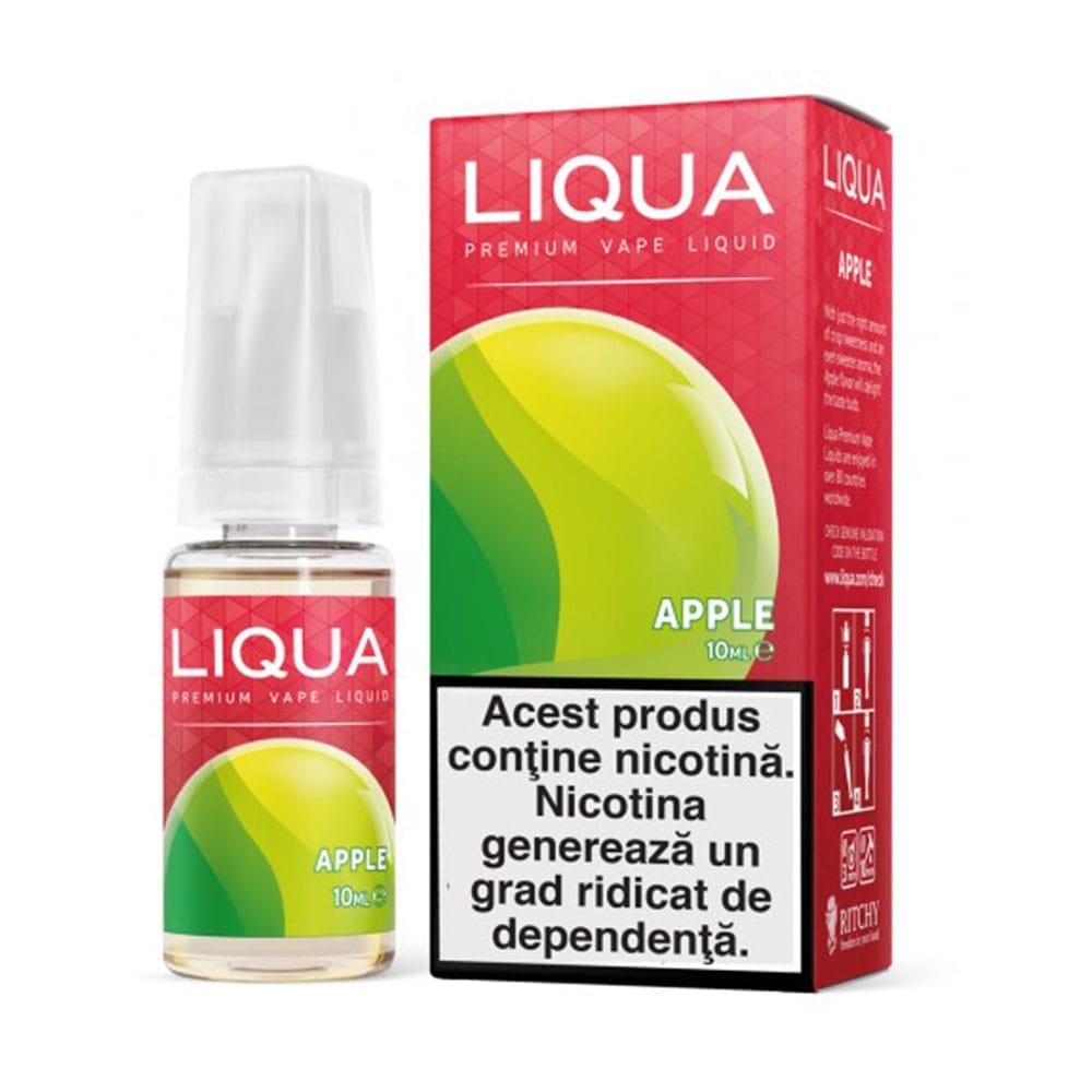 Lichid cu nicotina LIQUA Elements – Apple – 10ml – 12mg