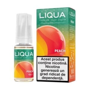 Lichid cu nicotina LIQUA Elements – Peach – 10ml – 18mg