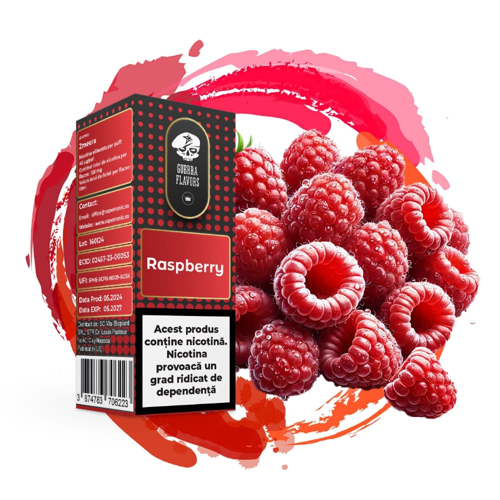 Lichid GuerraLiq SALT Raspberry 20mg 10ml