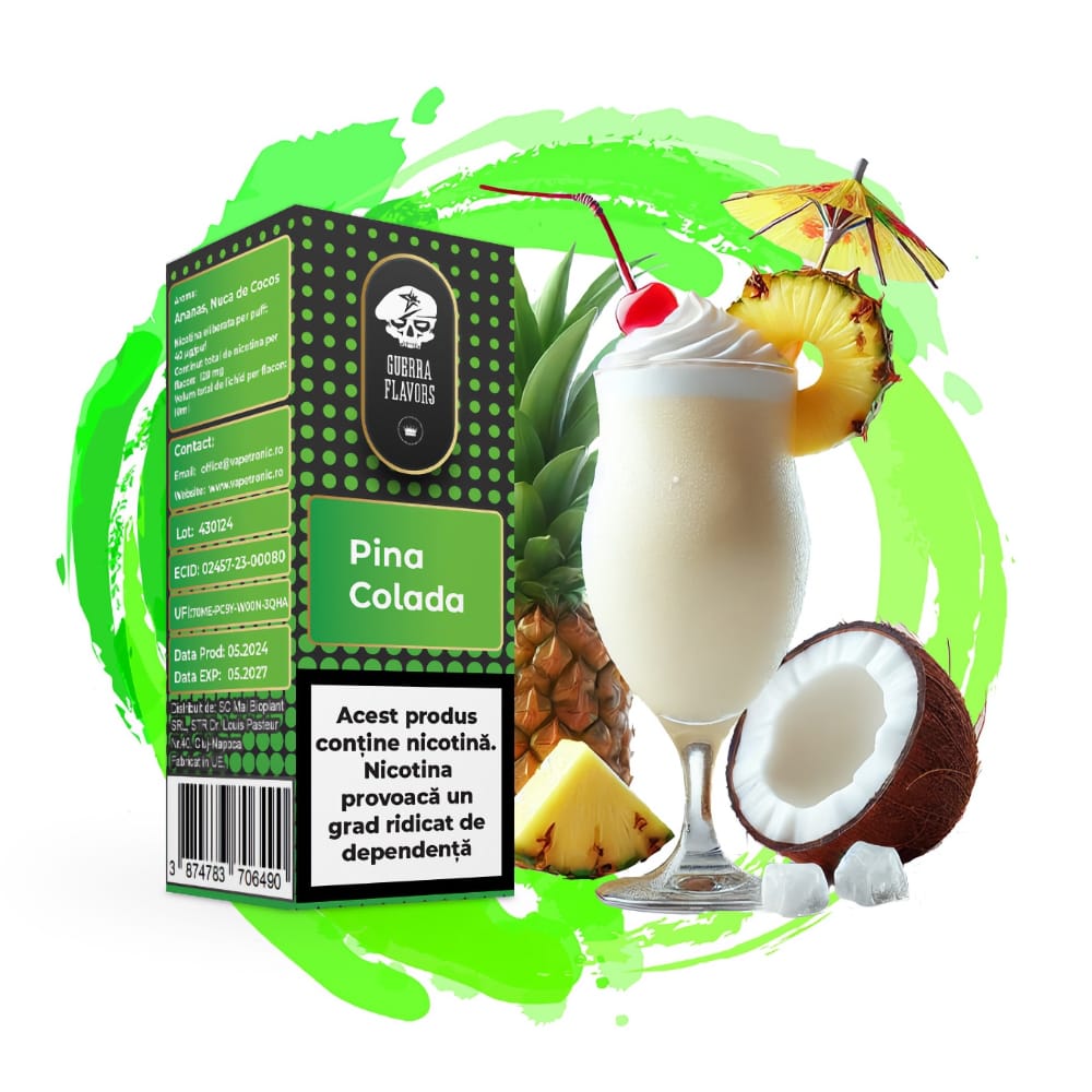 Lichid GuerraLiq TPD Pina Colada 12mg 10ml