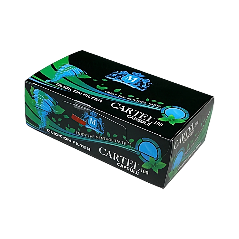 Tuburi Cartel Click Capsula Menthol (100)