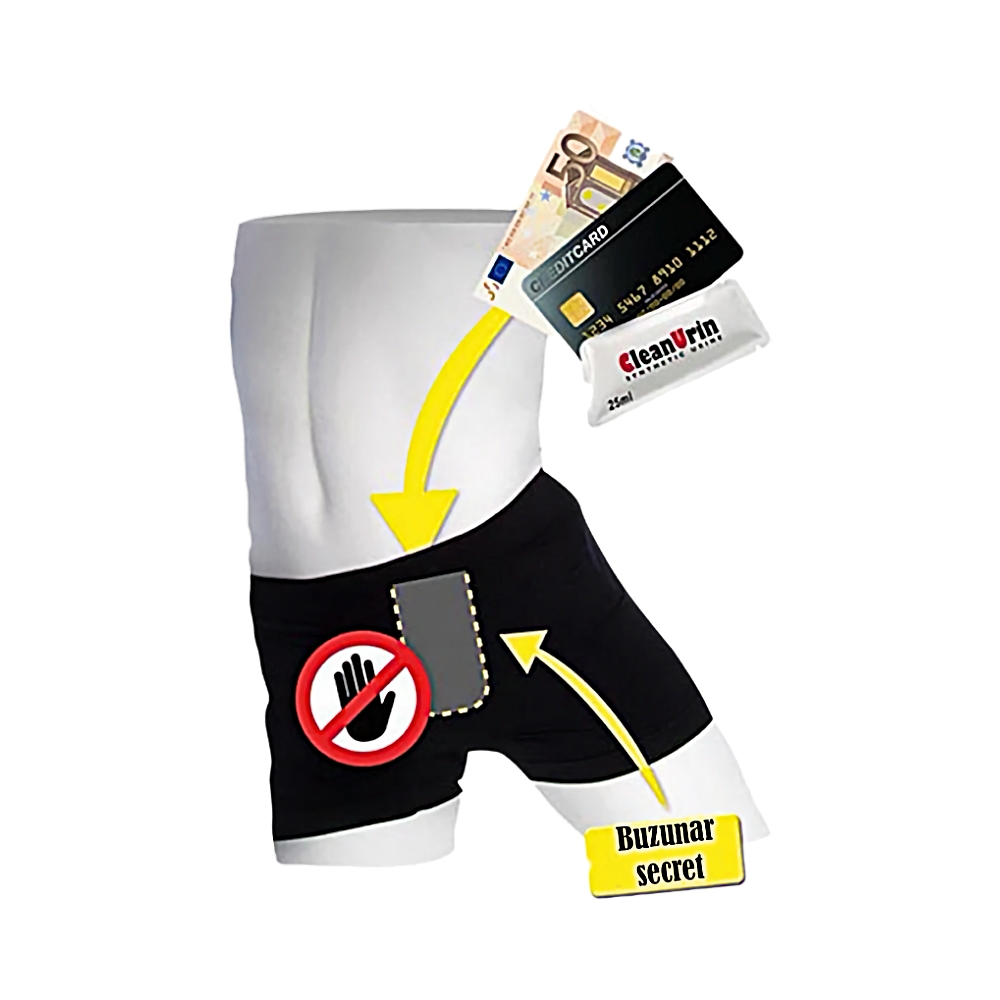 Boxeri cu compartiment secret - Barbat (S)