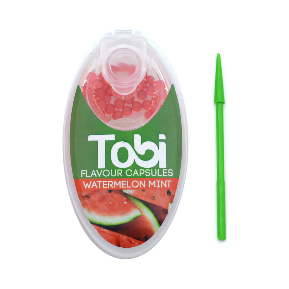 Set capsule aromatizante Tobi Watermelon Mint (100)
