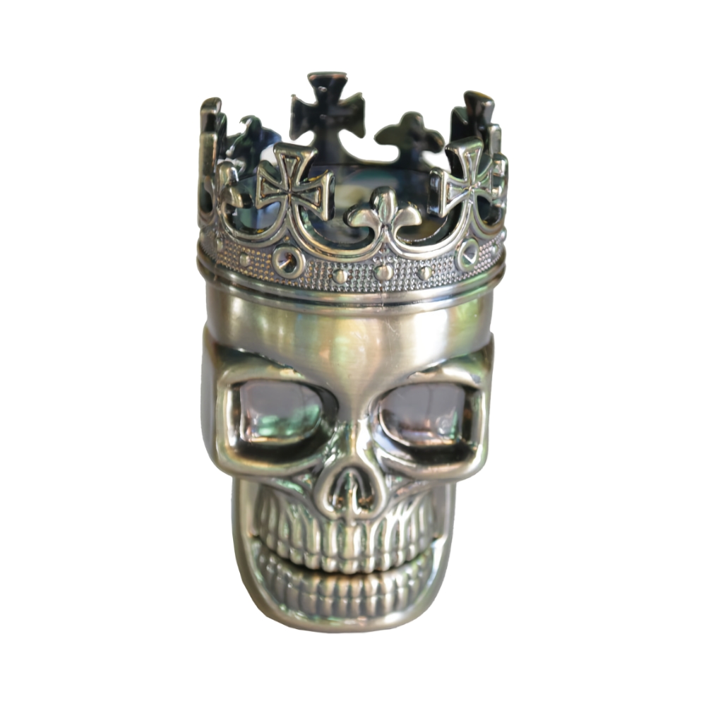 Grinder metalic SKULL Green