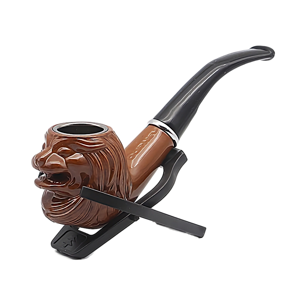 Pipa plastic - Cap de leu - Small