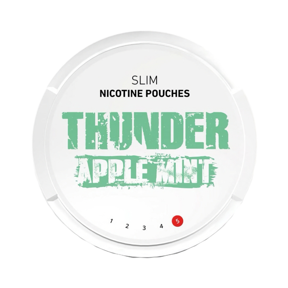 Snus Nicotine Pads - Thunder Apple Mint Slim 16.8g