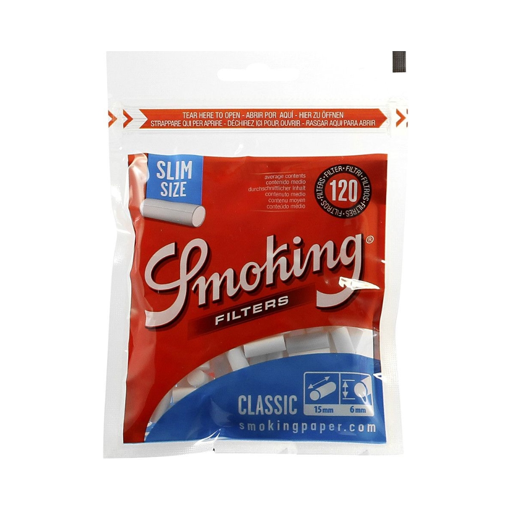 Filtre rulat Smoking Classic Slim (120)