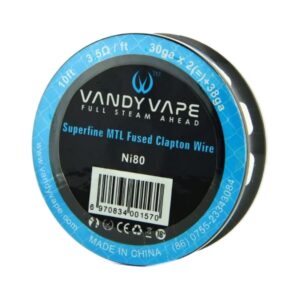 VandyVape Superfine MTL Ni80 30gax2 + 38ga