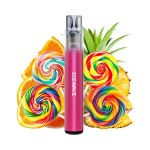 Kit IceWave E1 Plum Pink 1000 pufuri Rainbow Candy 2ml 20mg